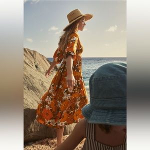 Faithfull the Brand Isola Midi Dress